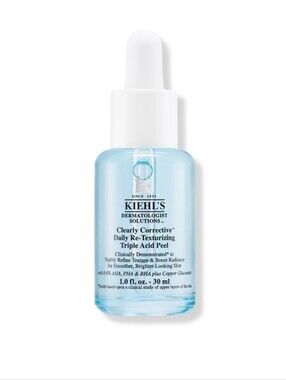 NIB KIEHLS CLEARLY CORRECTIVE DAILY RETEXTURIZING TRIPLE ACID PEEL